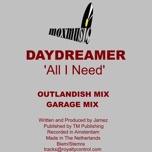 All I Need — cover