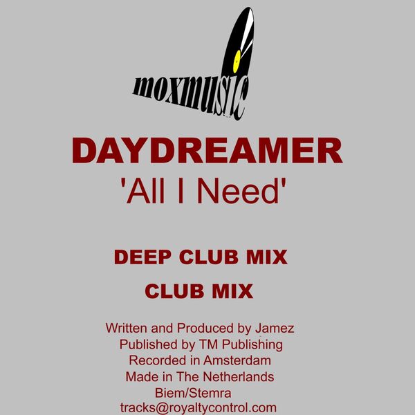 All I Need — cover