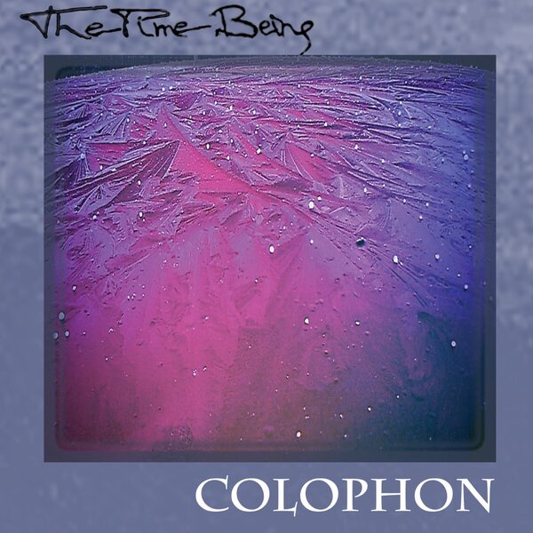 Colophon — cover
